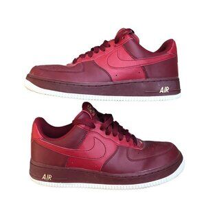 2018 Nike Air Force 1 Low '07 Team Red Summit White Size 8